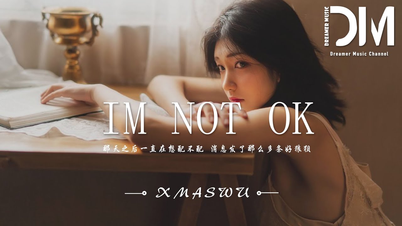 IM NOT OK - XMASwu『我想妳留下，妳的笑聲現在我都聽不見，我多麽想我們之間的時間靜止』【動態歌詞】