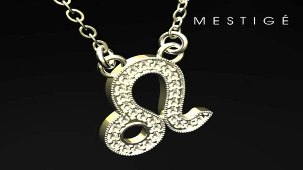 Mestige Leo Zodiac Necklace
