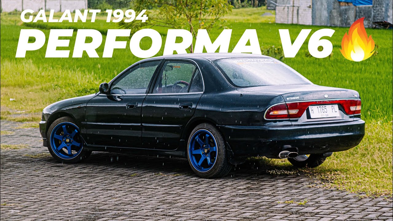 Mobil Nyaman Cuma 23 Jt MITSUBISHI GALANT 94 Siap jarak jauh
