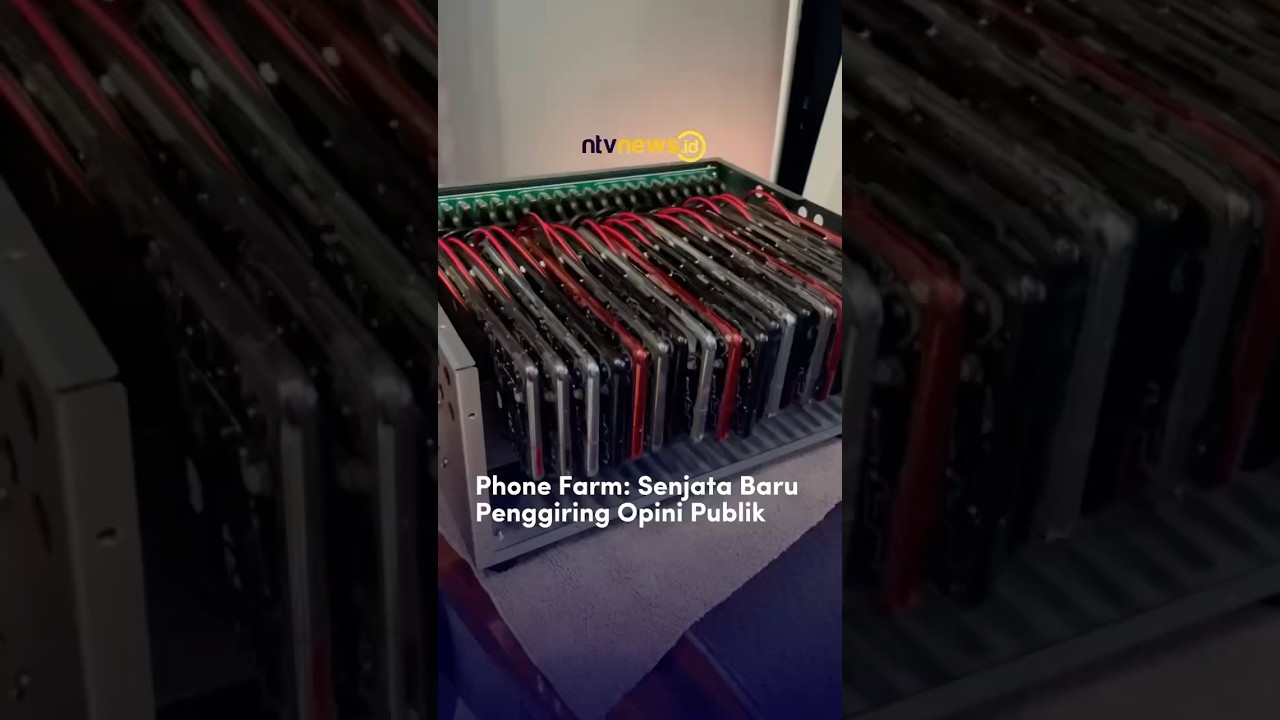 Phone Farm: Senjata Baru Penggiring Opini Publik | NTVNEWSID