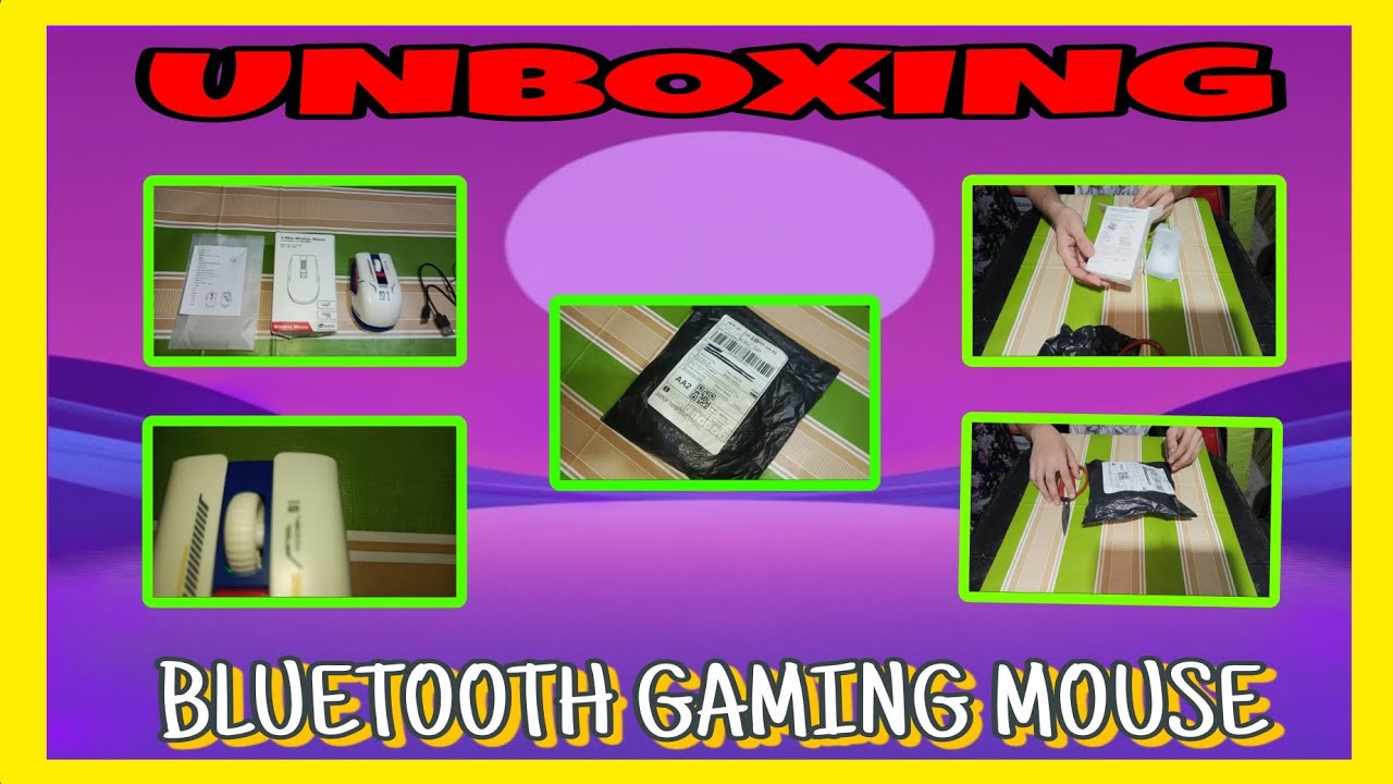 UNBOXING BLUETOOTH GAMING MOUSE.. 