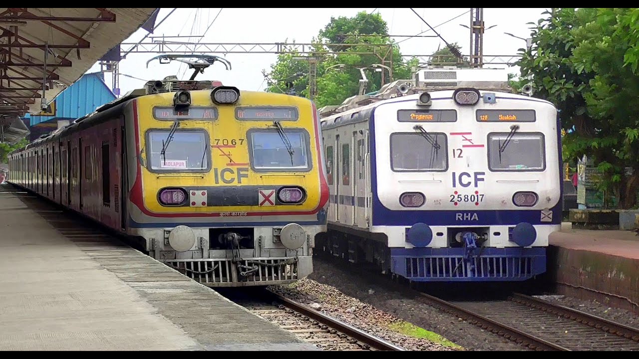 🔥110 Kmph Mumbai V/s Kolkata AC Local Trains |  Galloping AC & Non-AC Local Trains Mumbai & Kolkata