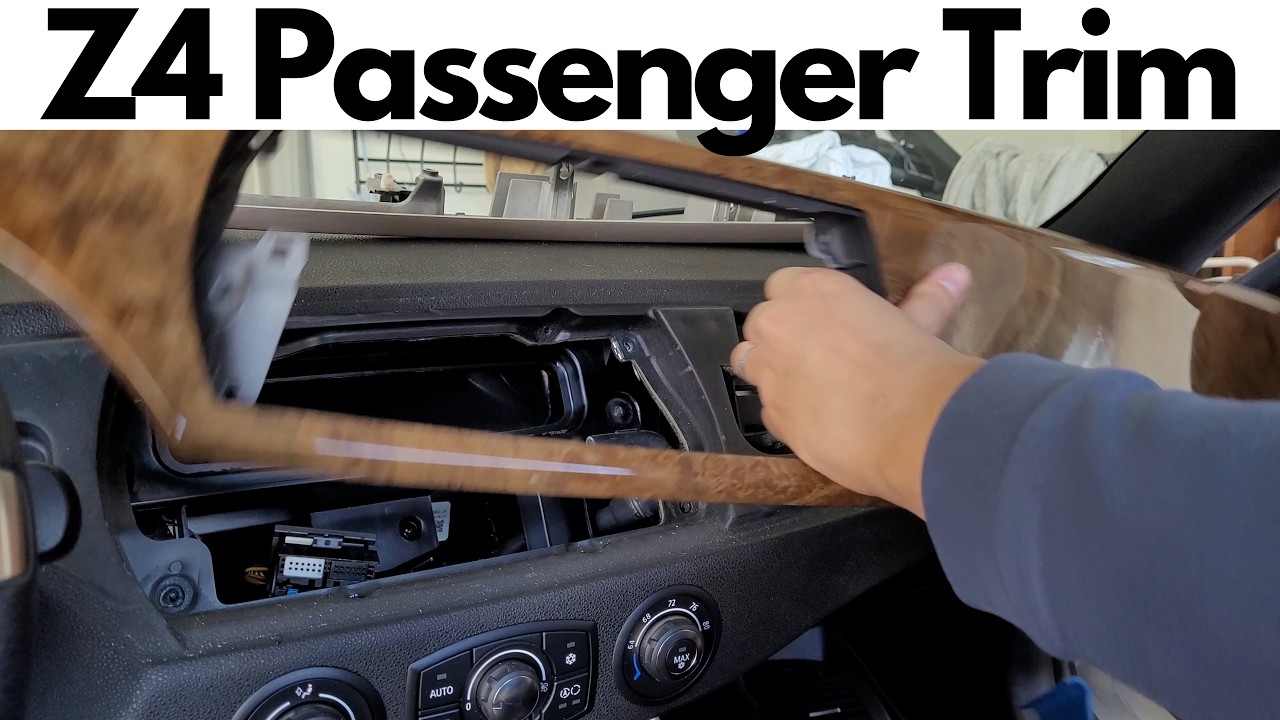 Remove Passenger Side Dashboard Trim | BMW Z4 2003-2008