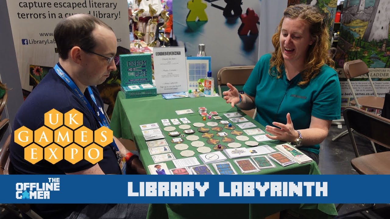 UK Games Expo 2021 - Library Labyrinth (Dissent Games)