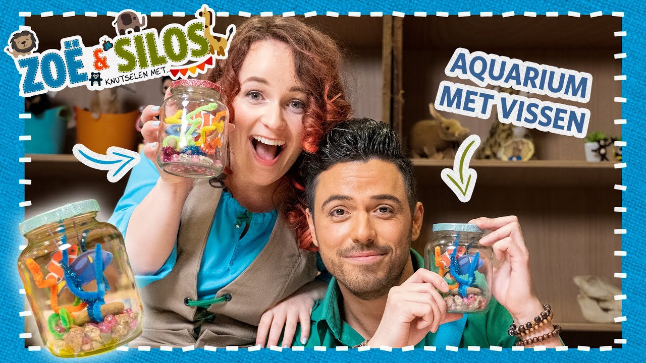 Aquarium maken MET VISSEN (Dory & Nemo) 🐠 | Knutselen met Zoë & Silos