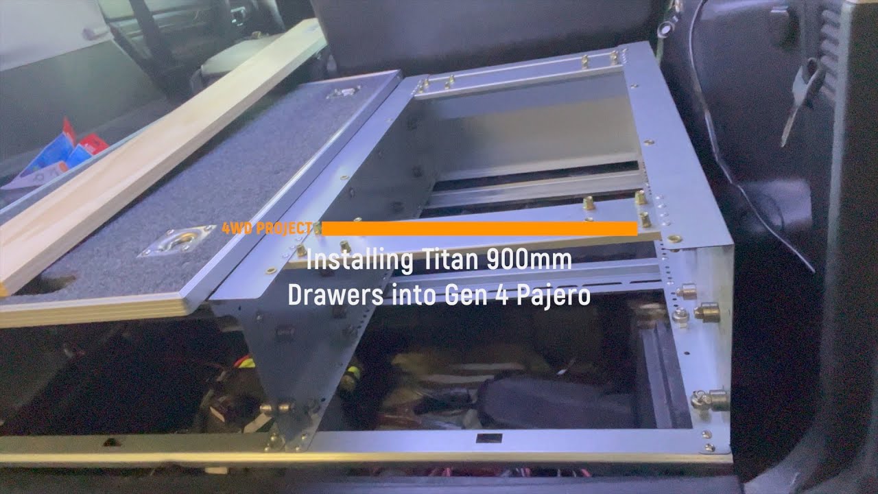 Titan Drawers Gen 4 Pajero Install