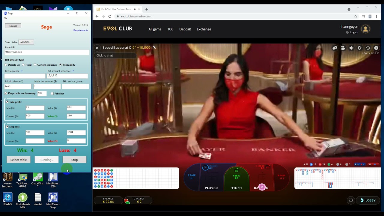 win 25% profit with automated baccarat bot - 25/09/2021