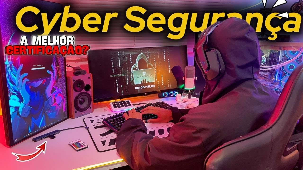 ROTINA no meu SETUP HACKER! Certificação em Cyber Security