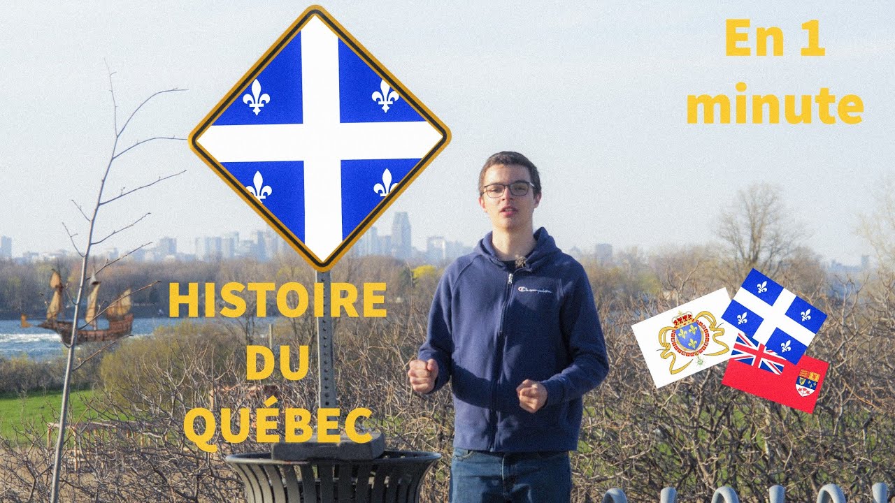 L'histoire du Qu&eacute;bec en 1 minute