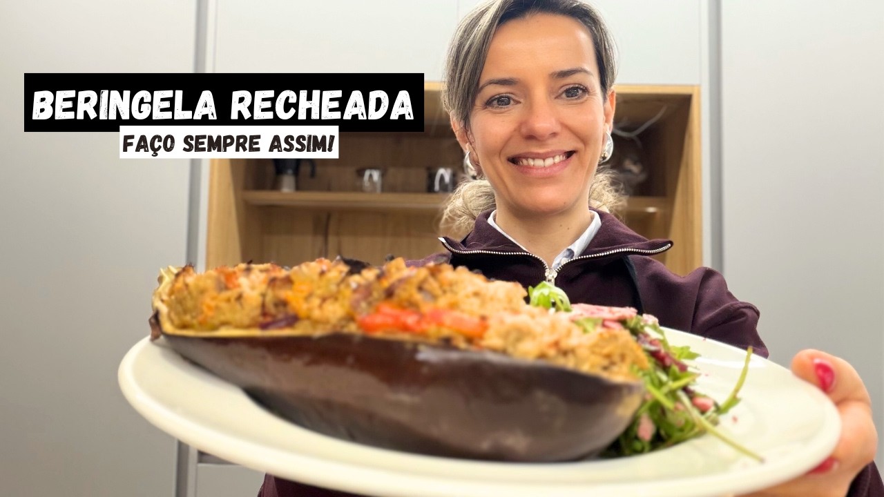 Berinjela Recheada com Atum | Jantar Simples e Saudável