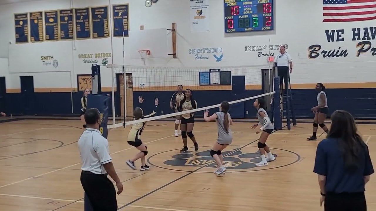 Jolliff Middle vs Western Branch Middle Volleyball