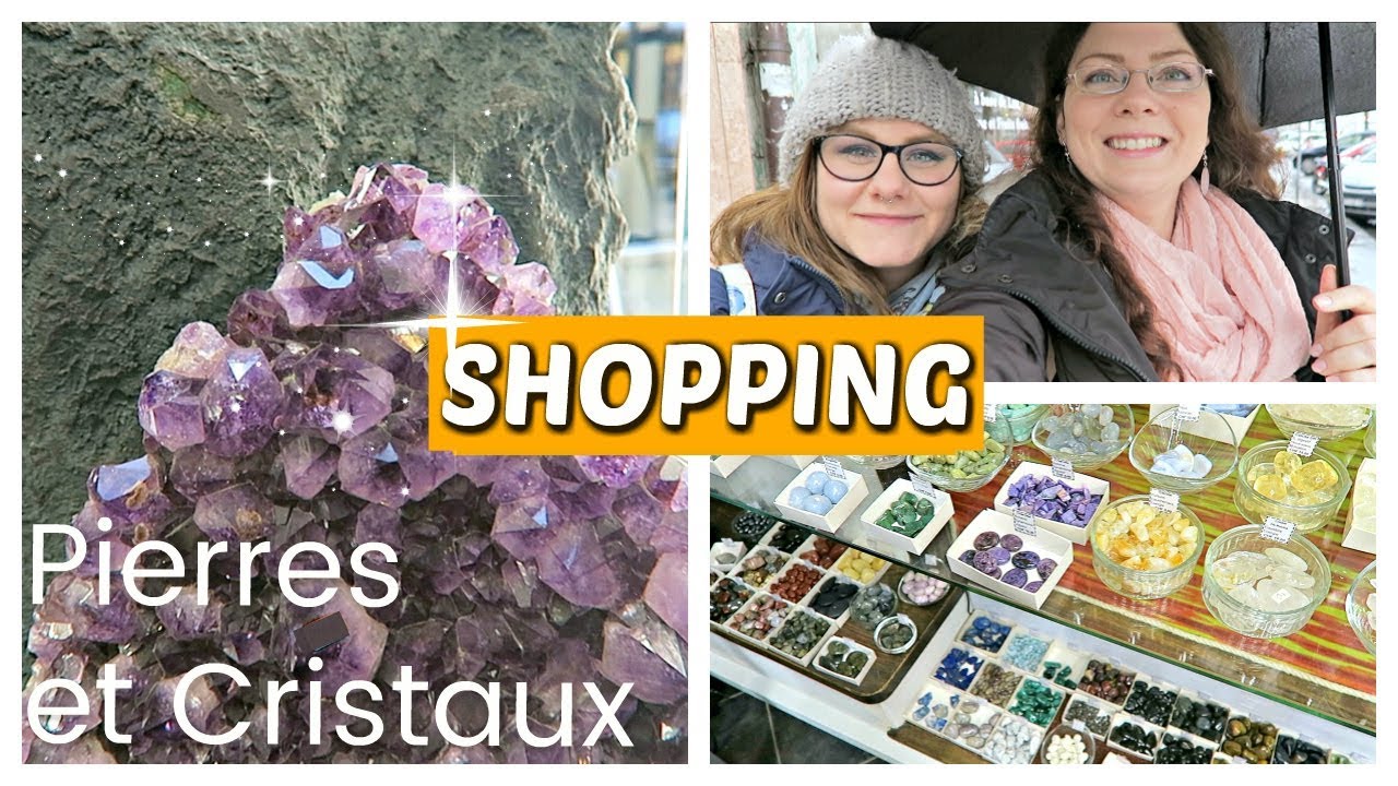 SHOPPING VLOG - En quête de cristaux et de pierres gemmes avec Jade | Vlog Pierres et Cristaux
