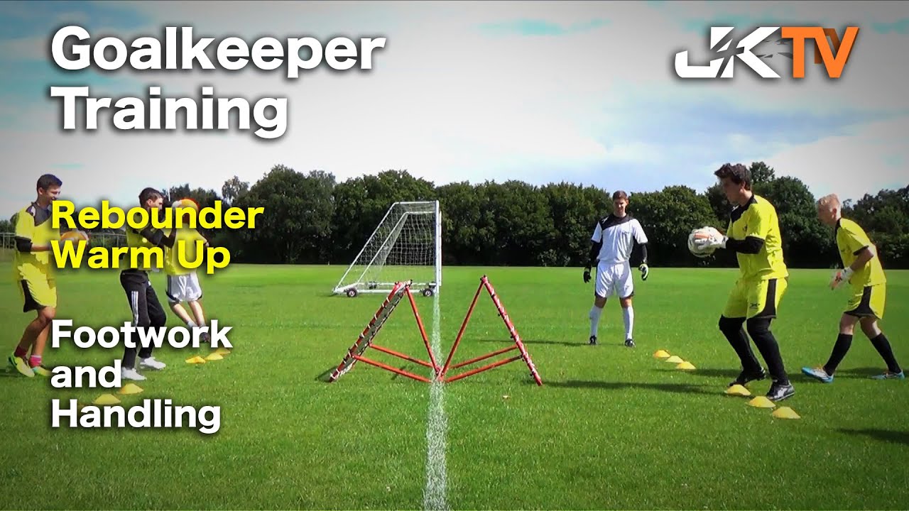 Goalkeeper Training - Rebounder Warm Up