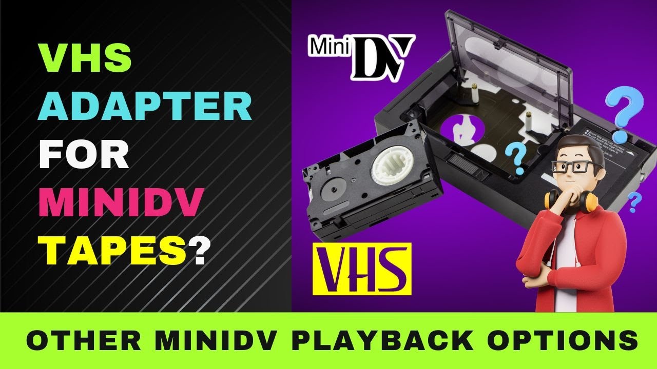 Адаптер VHS для лент MiniDV и другие доступные опции