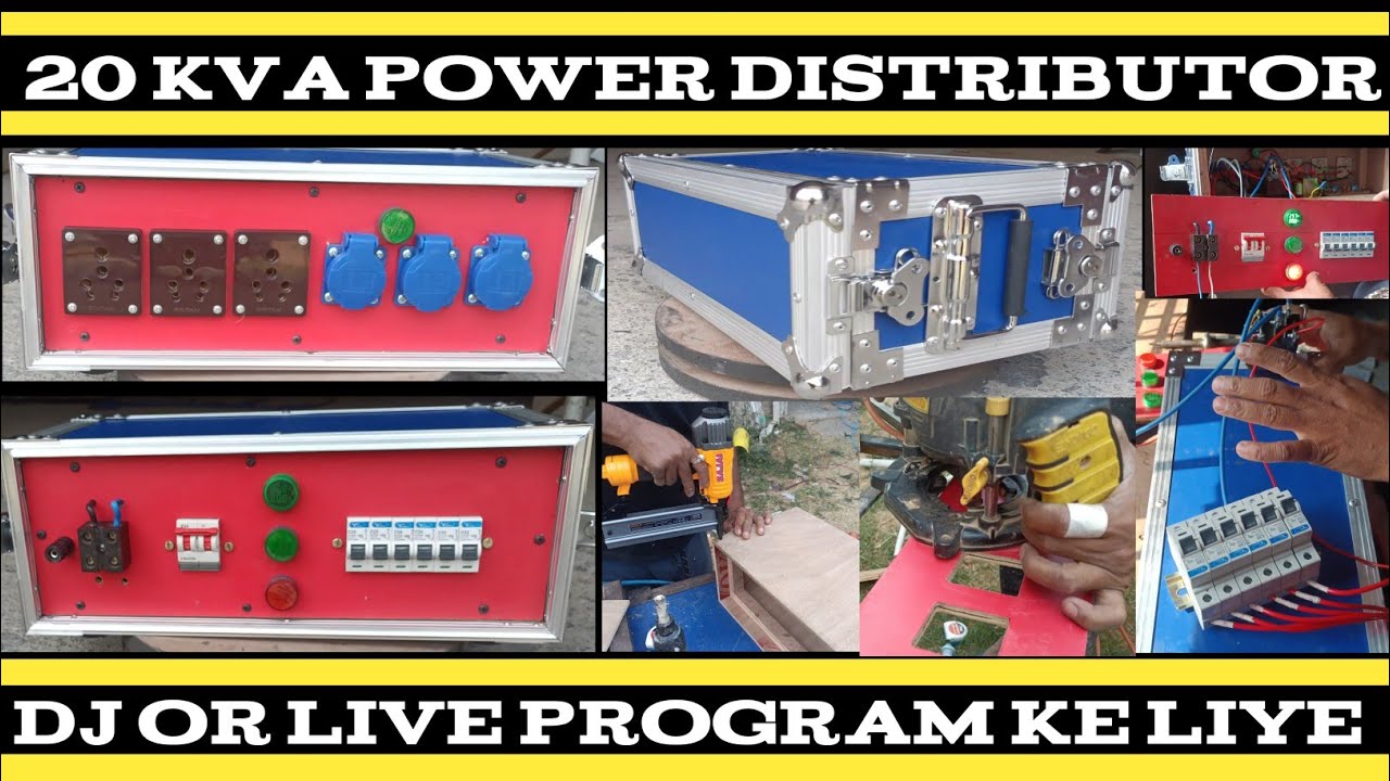 20 KVA Single Phase Power Distributor / 20 KVA PowerSafe #dj