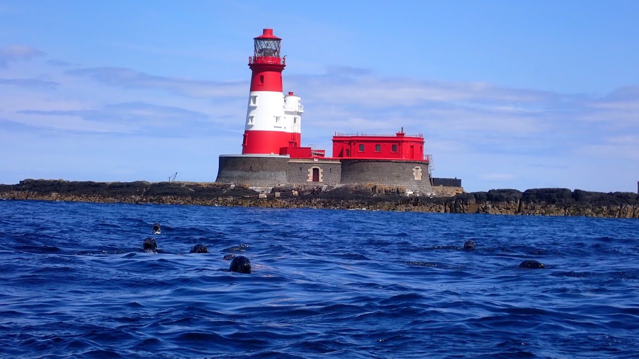 Kayaking from Bamburgh Beach to Longstone Lighthouse, from the inner to outer Farnes.