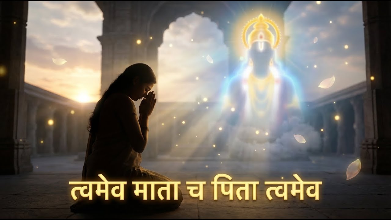 Tvameva Mata Cha Pita Tvameva | Complete Surrender Mantra | Divine Prayer