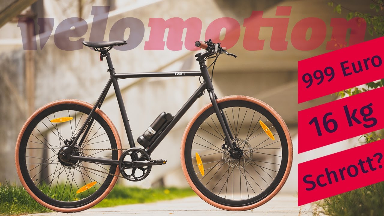 SUSHI Maki: E-Bike für unter 1.000 Euro - Schrott oder Schnäppchen?