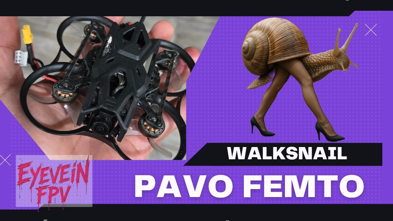 BetaFPV Pavo Femto with Walksnail maiden flight with 20mph winds