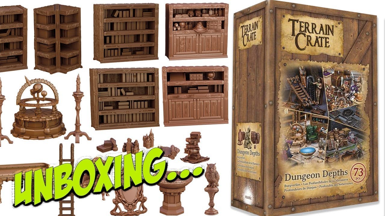 Terrain Crate - Dungeon Depths | Mantic Games | Unboxing