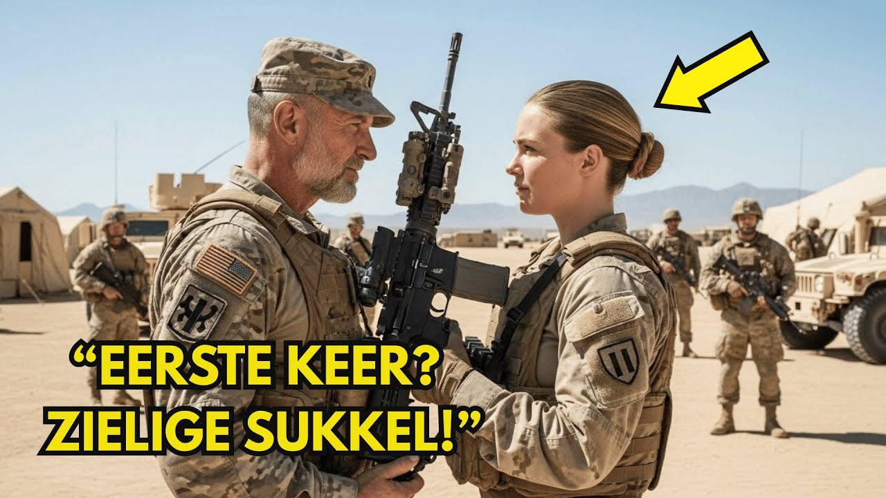 De generaal gaf haar een .50 cal M82 — verstijfde bij het elite sluipschuttersembleem