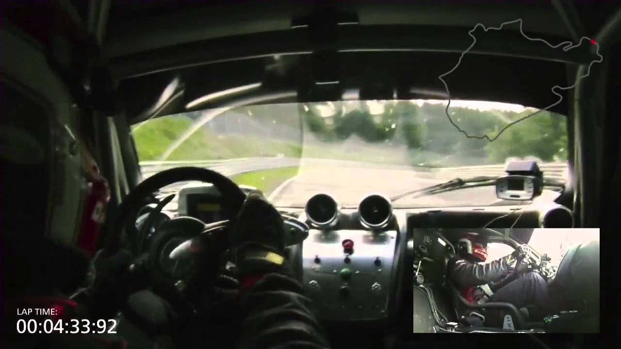 Pagani Zonda R Record Nürburgring Lap HD