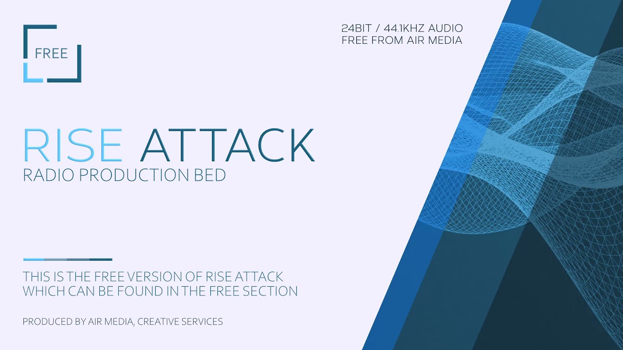 Radio production music bed Jingles Production Bed Royalty Free Jingles