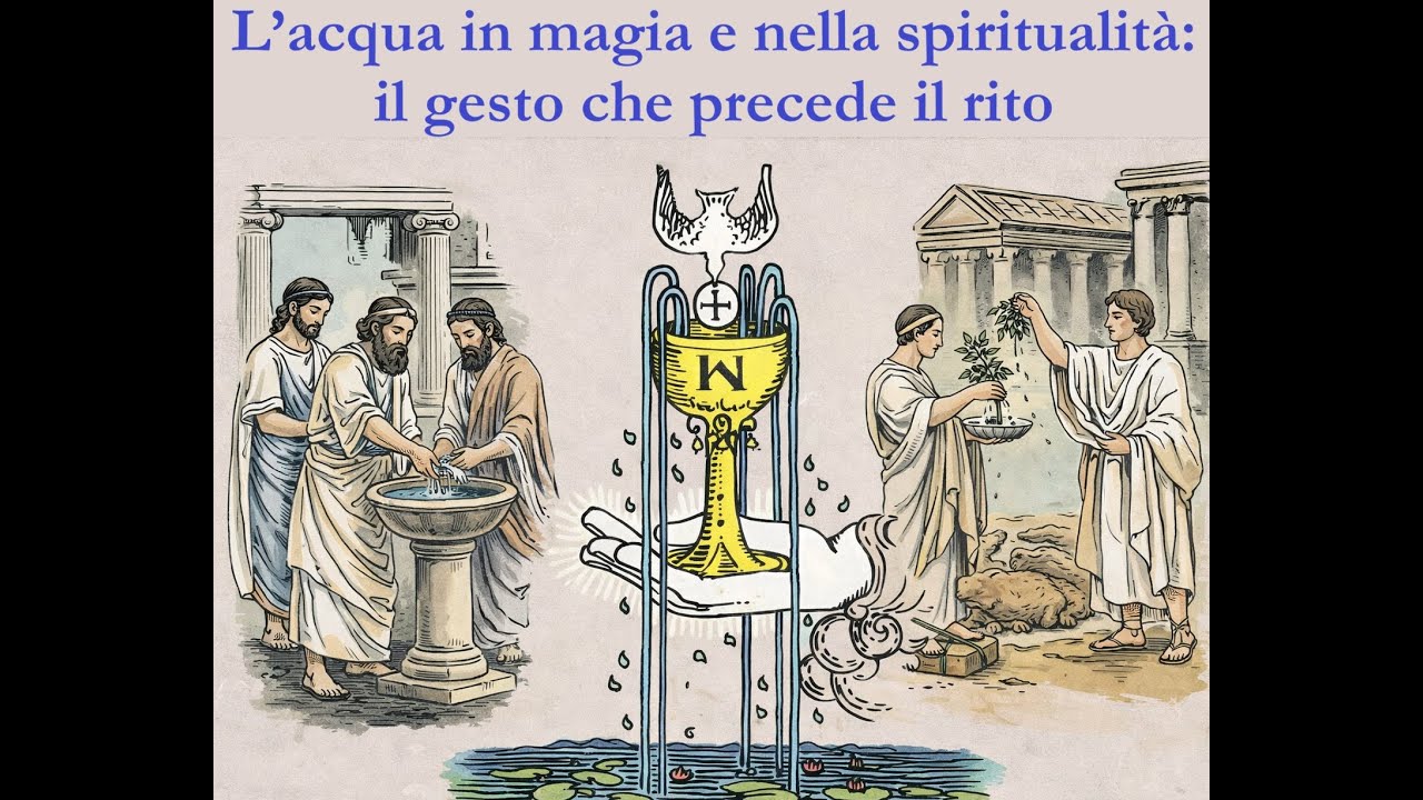 L’acqua in magia e nella spiritualità: il gesto che precede il rito