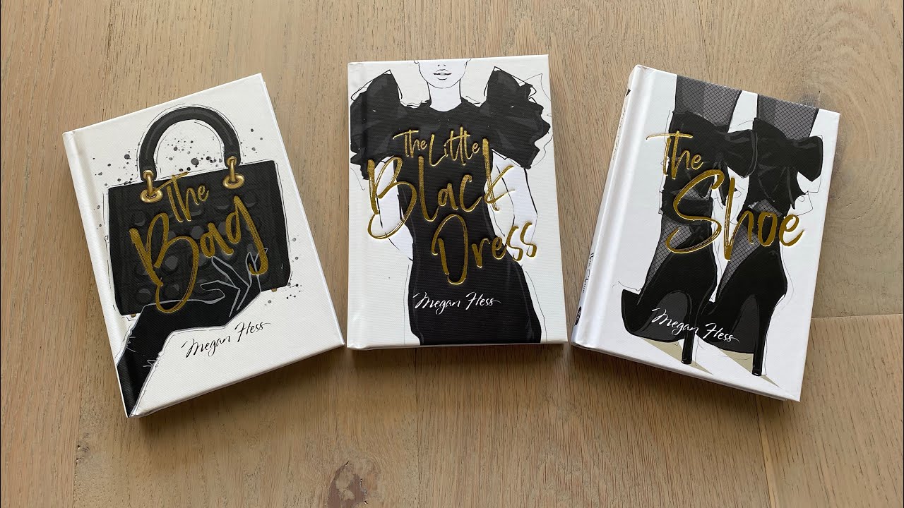 MEGAN HESS books BLACK DRESS, THE BAG and THE SHOE COFFEE TABLE BOOK FASHION BOOK #coffeetablebook
