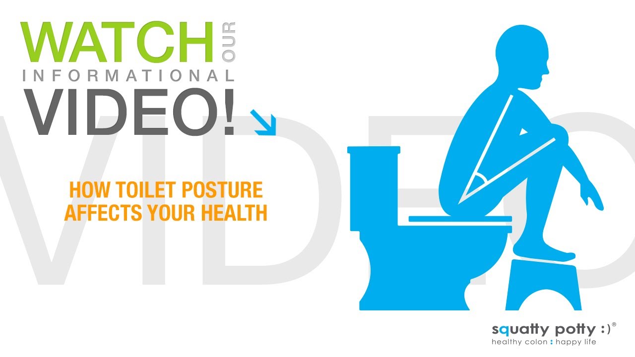 Squatty Potty&reg; toilet stool: How toilet posture affects your health