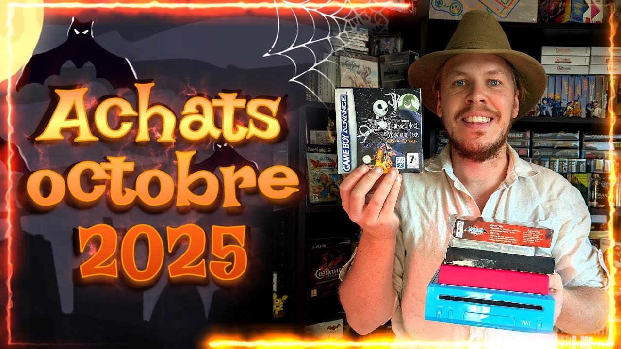 JBC #46 Achats octobre 2025 : Jeu Switch en vide-grenier et un bon Disney sur GBA pour Halloween !