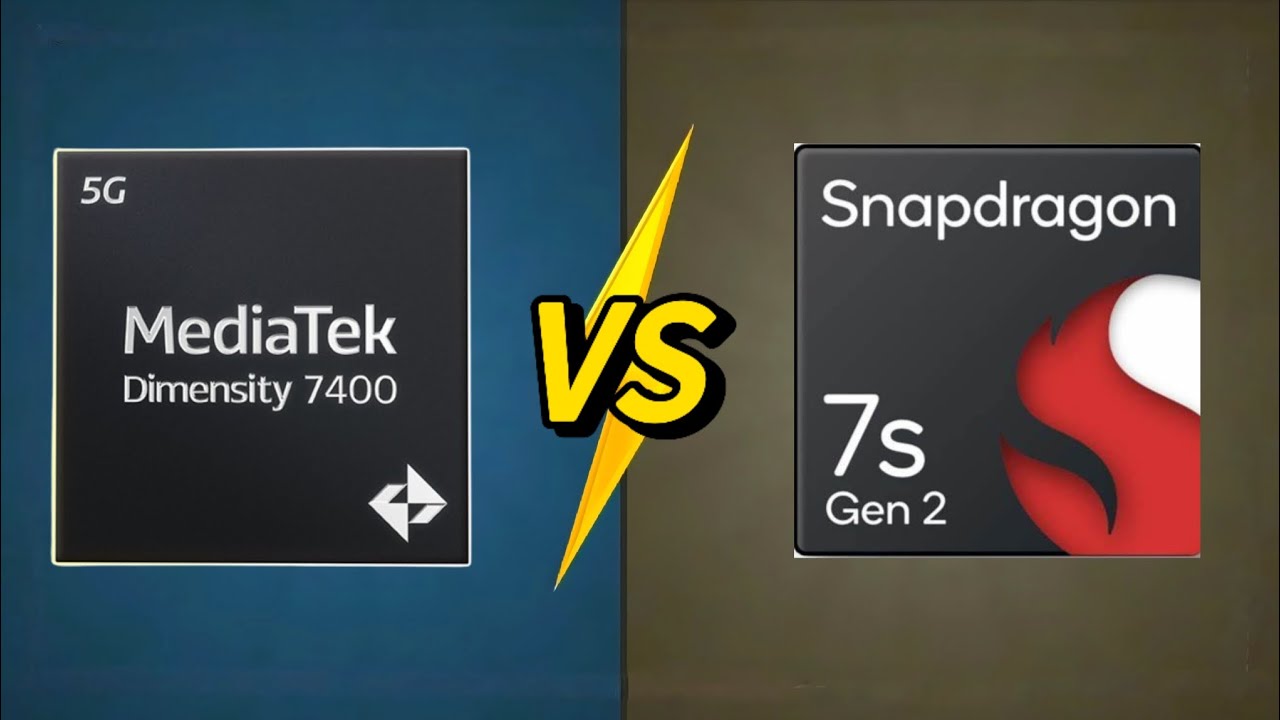 Mediatek Dimensity 7400 VS Snapdragon 7s Gen 2 comparison video 🔥