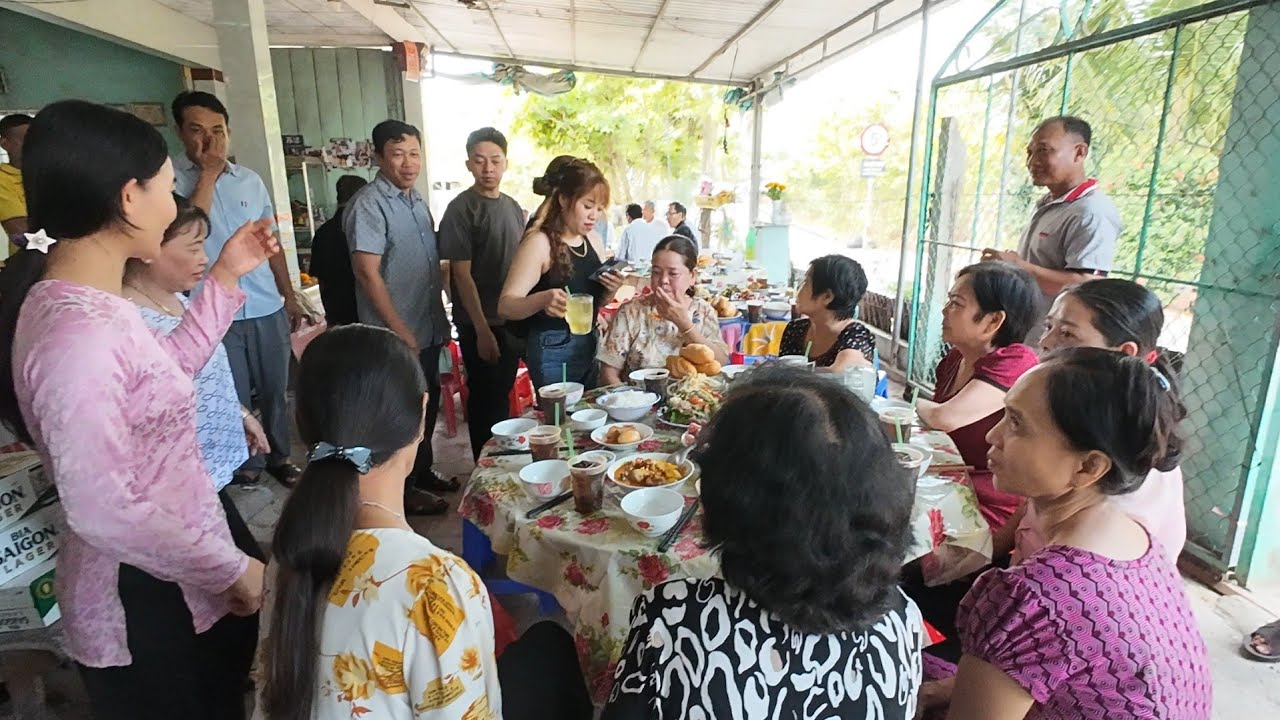 Lần Đầu 2 Gia Đình Về Lai Vung Ăn Đám Giỗ BÀ NGOẠI Mùng 6 Tết