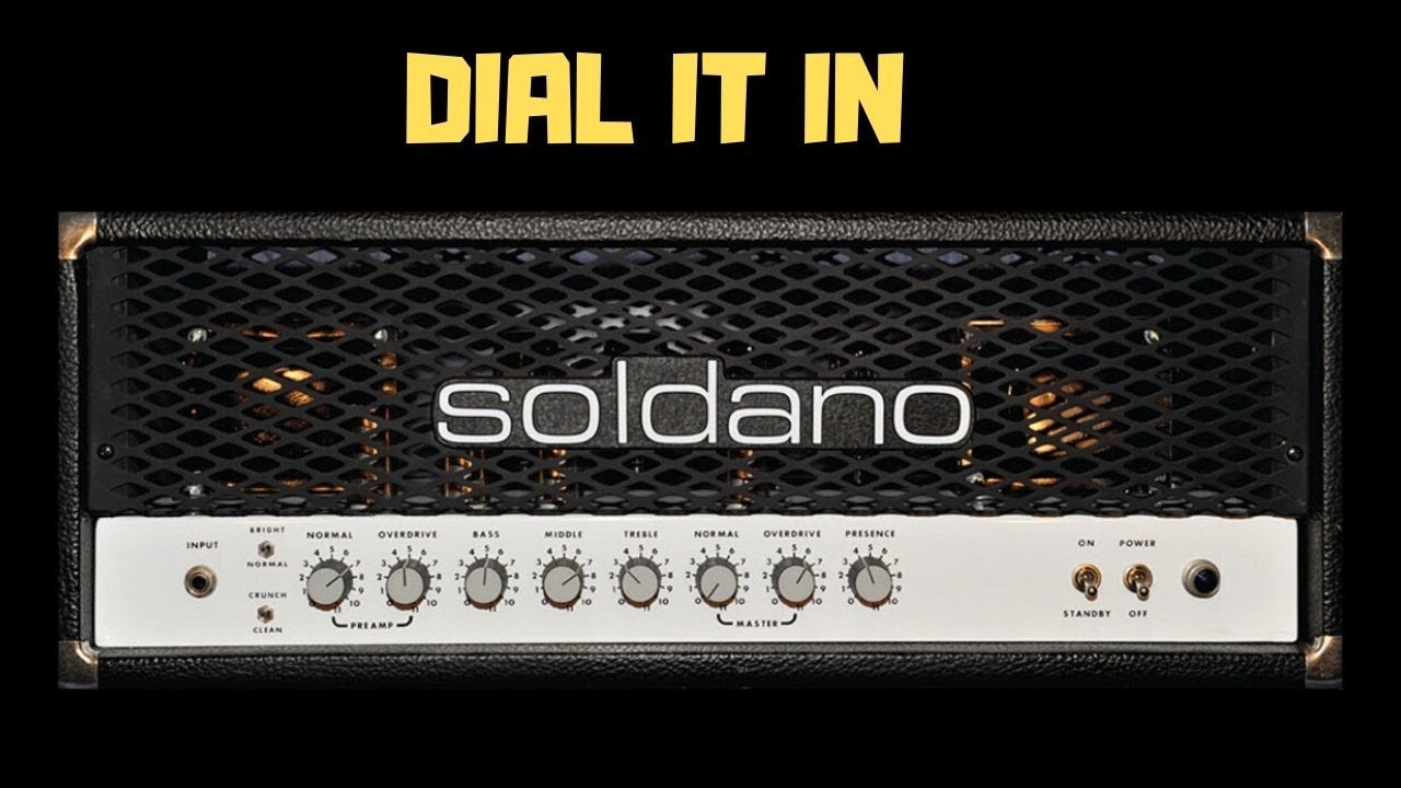 Axe Fx Tutorial - Dialling in the Soldano Models - Part One