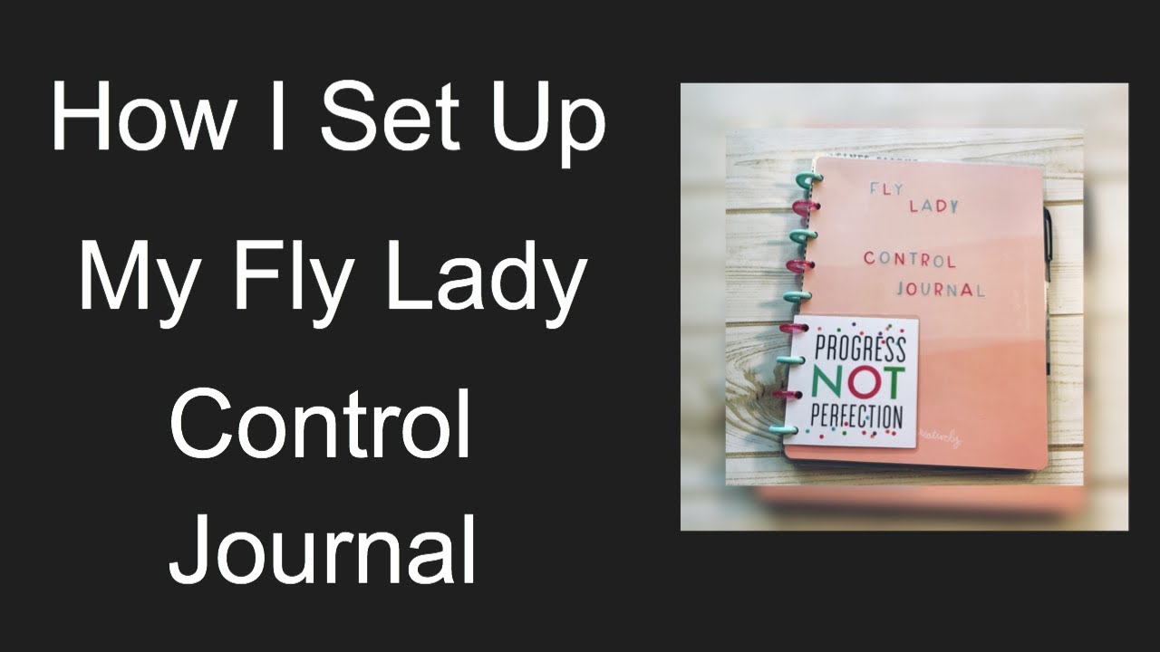 How I Set Up My Fly Lady Control Journal 2020