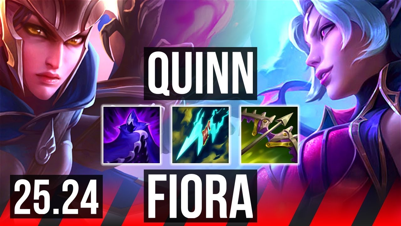 QUINN vs FIORA (TOP) | Good KDA: 19/2/5 | KR Master | 25.24