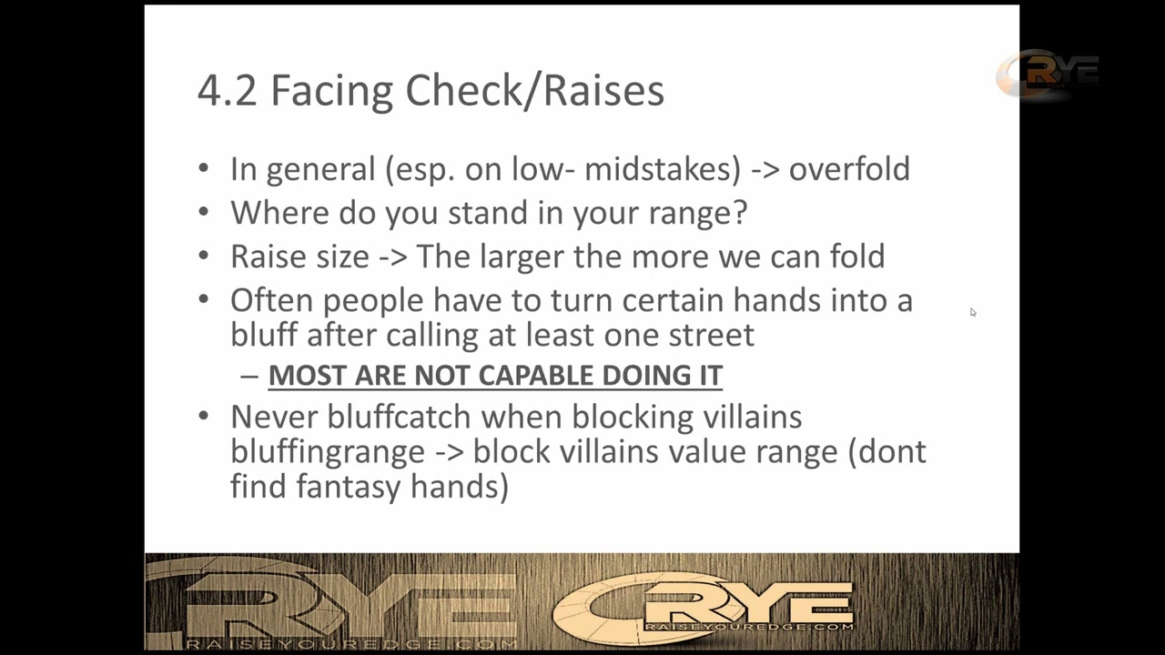 13  Facing River Check Raises