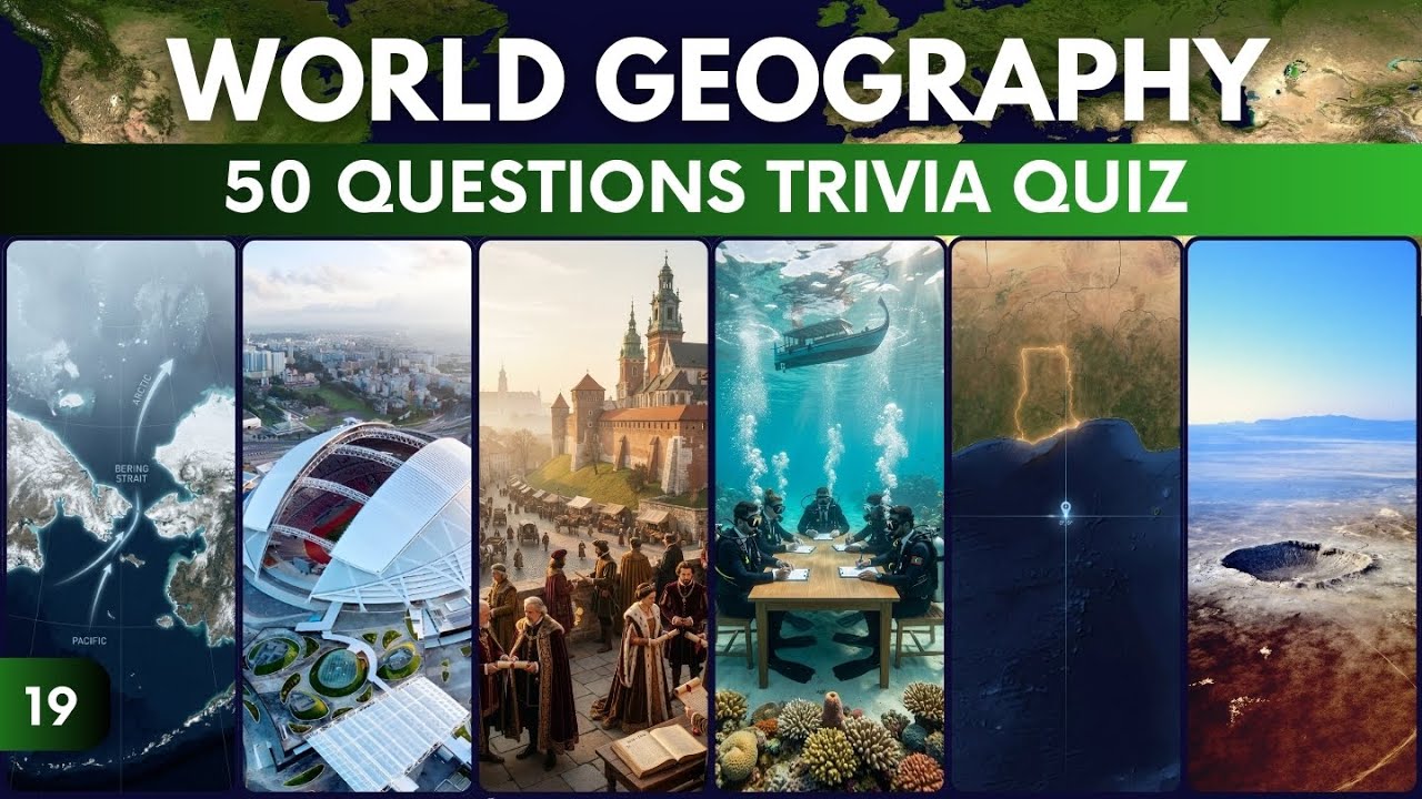 World Geography Quiz | 50 Questions - Most Adults Can't Pass This!