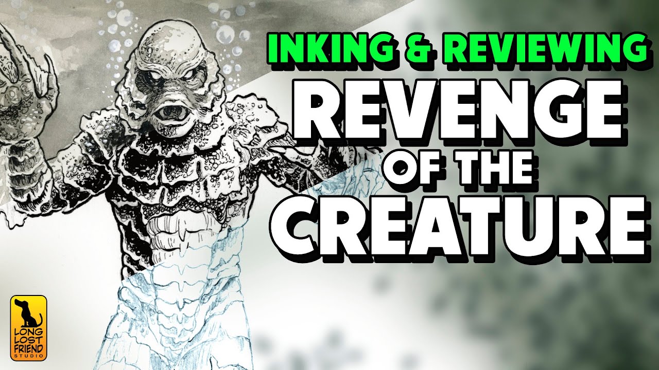 Universal Monsters Revenge of the Creature review & inking