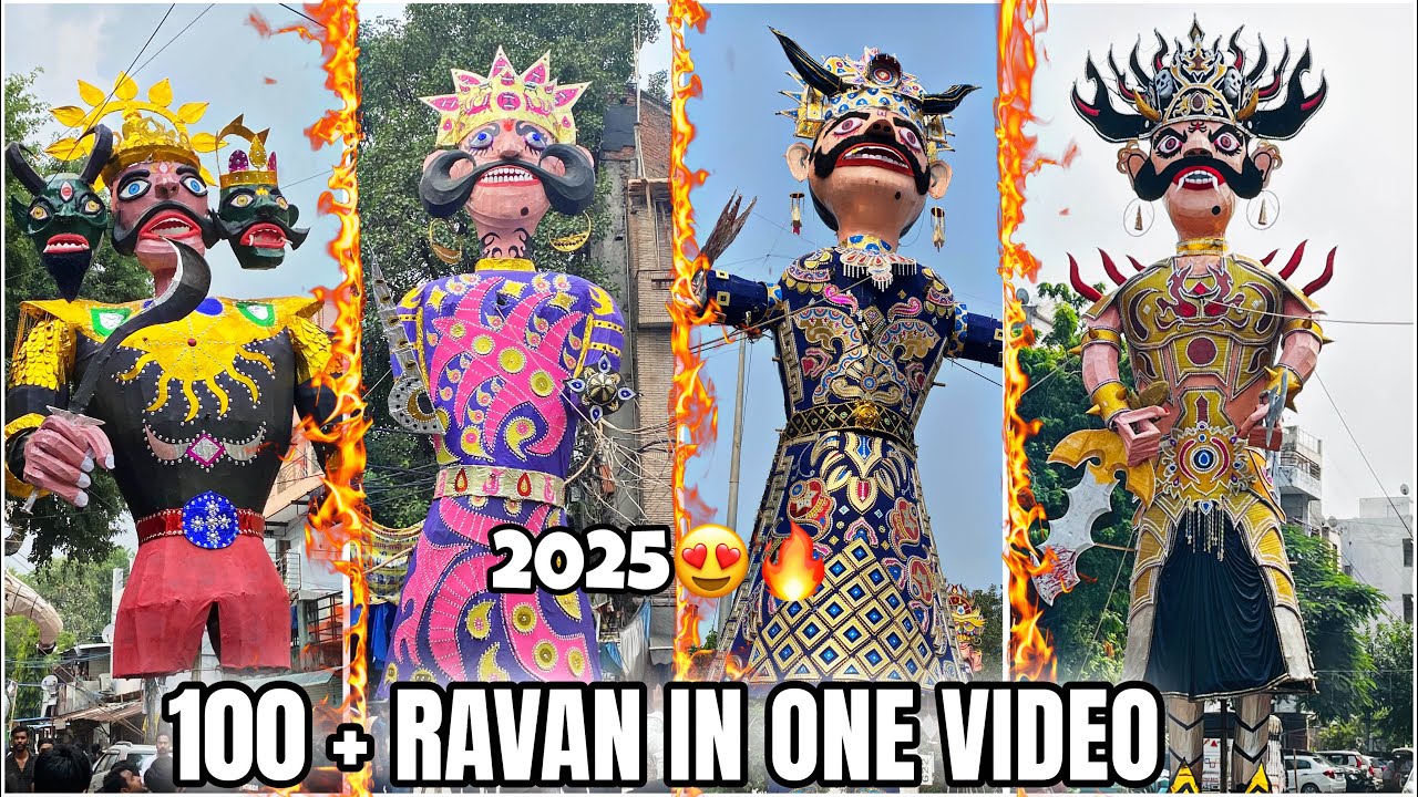 Raavan in every street 2025 | patel nagar | Shadipur | karampura | Subhash nagar | Dussehra 2025