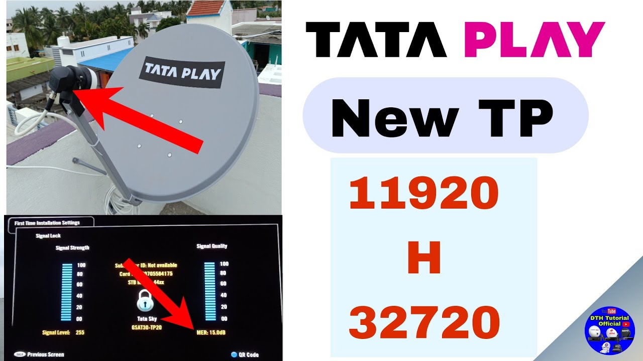 TATA PLAY | New Transponder Change |  GSat 83° HOME TP 11920 H 32720 |  