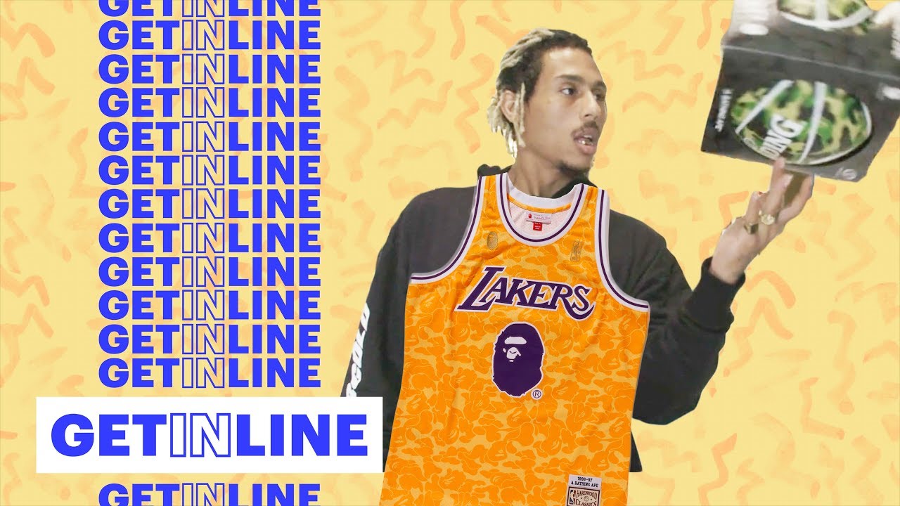 Racks Scores BAPE x Mitchell & Ness x NBA Gear in L.A. | Get In Line