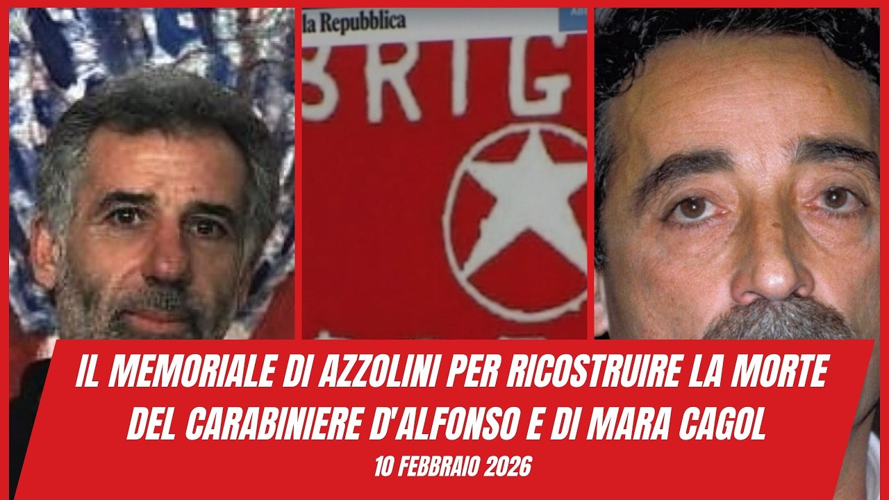 Il memoriale di Azzolini per ricostruire la morte del carabiniere D'Alfonso e di Mara Cagol