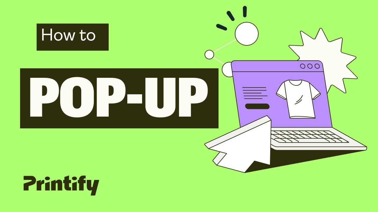 Самый простой способ сразу продавать POD-продукты! — Printify Pop-Up