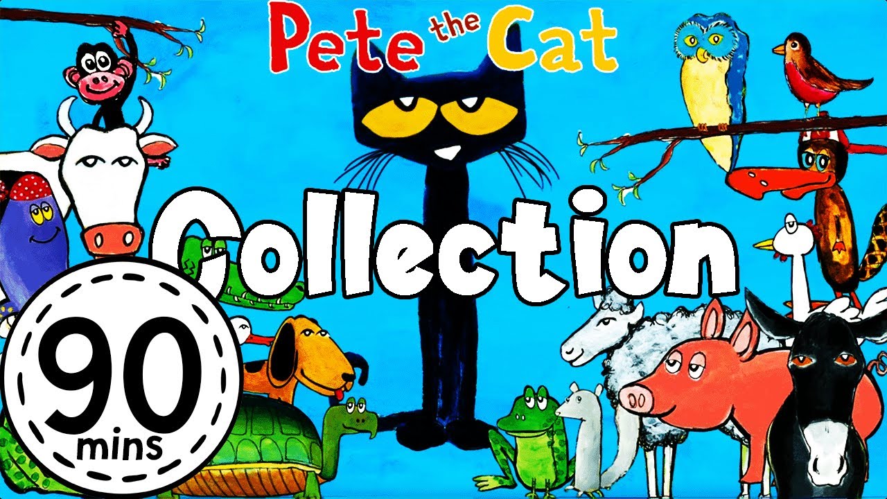 Learn about Animals with PETE THE CAT 90 MINS Collection | KittyCatCollection