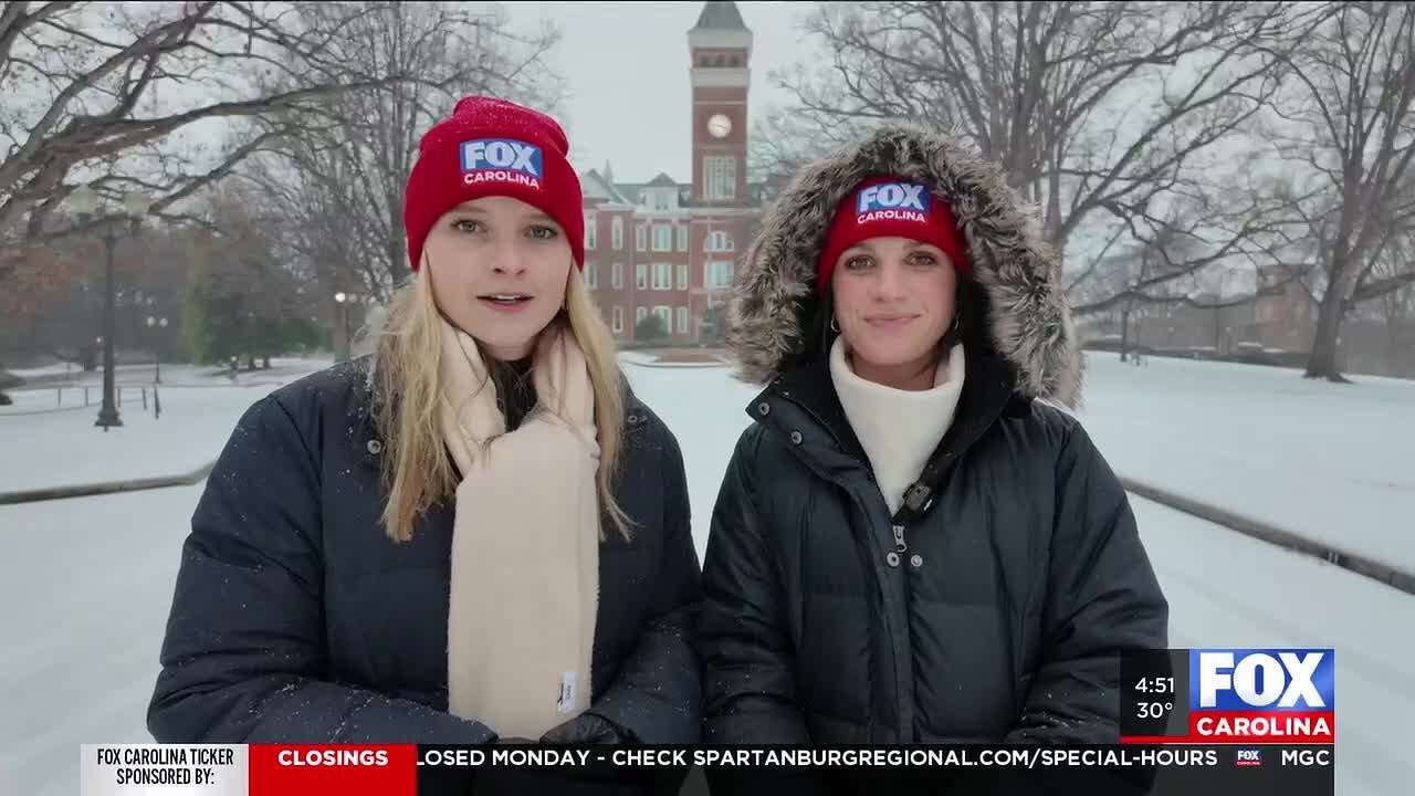 Palmetto Sports Team provides updates on Clemson University's operations during winter storm