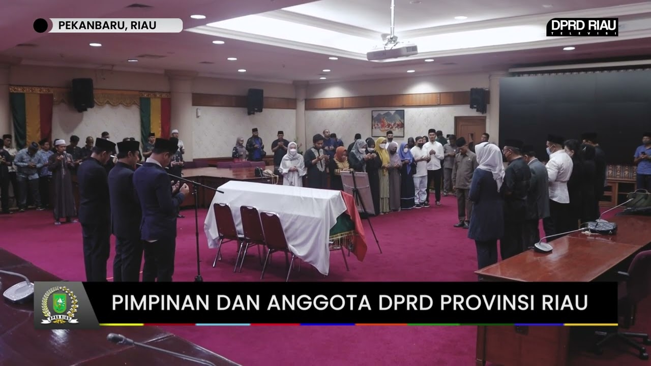 Pelepasan Jenazah Anggota DPRD Riau H. James Pasaribu Fraksi PDI Perjuangan Masa Jabatan 2019-2024