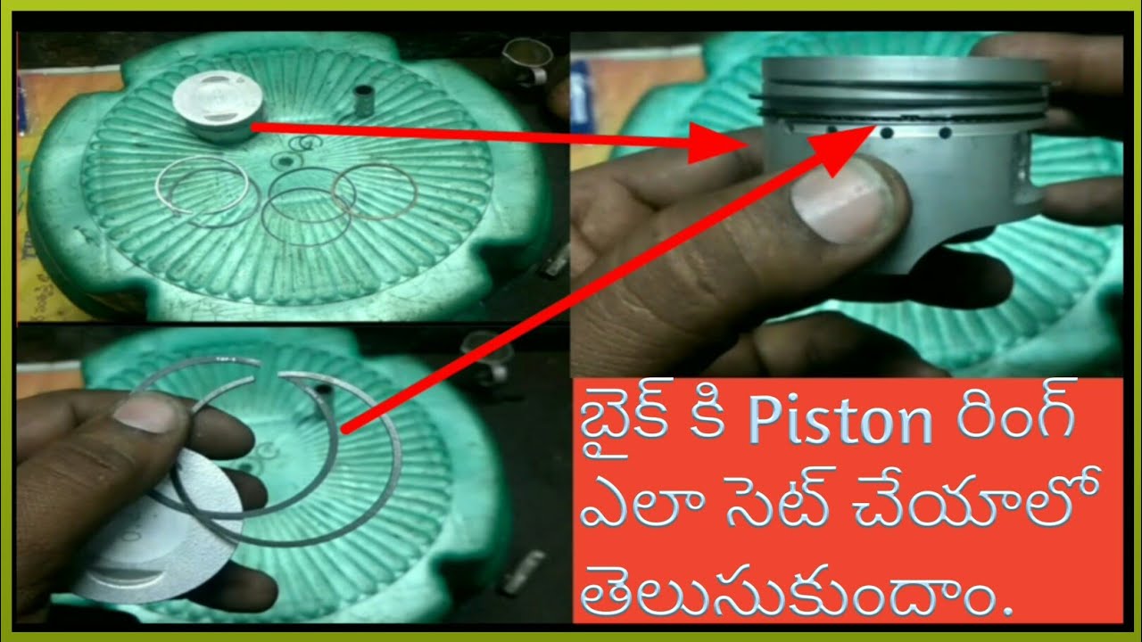 How to Set Rings in piston in Hari Mec