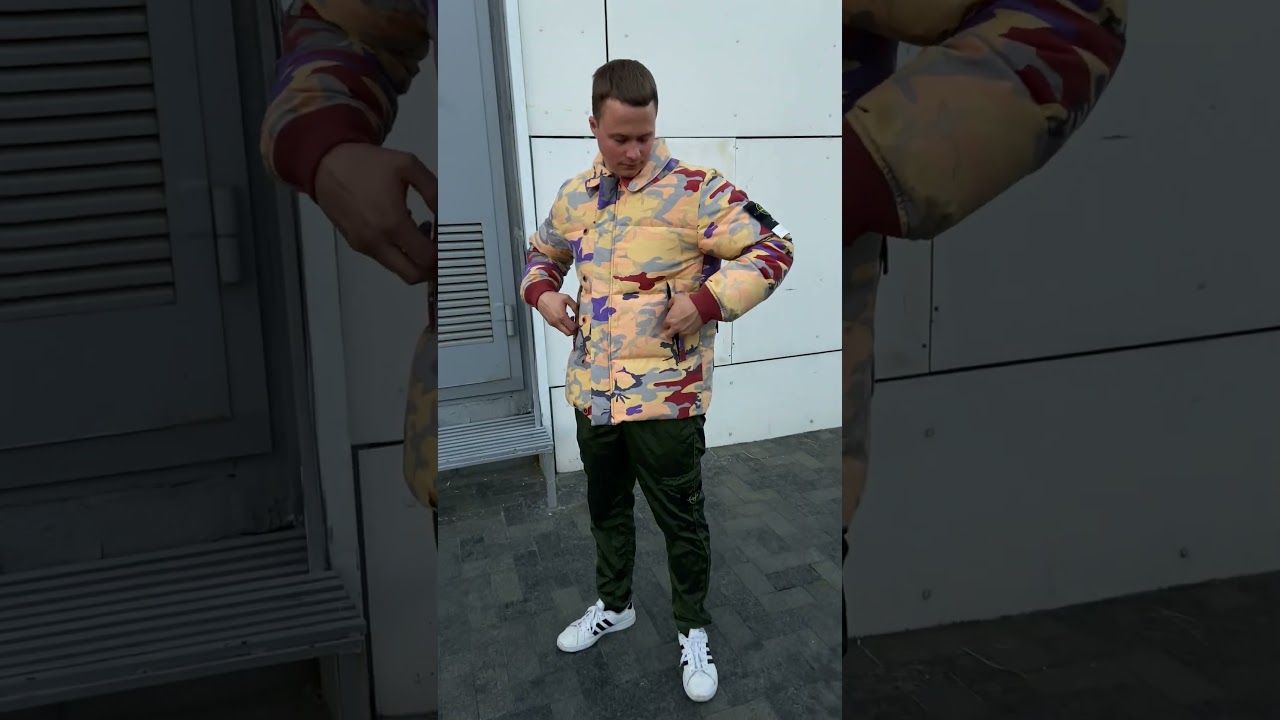 Пуховик Stone island Heritage Camo
