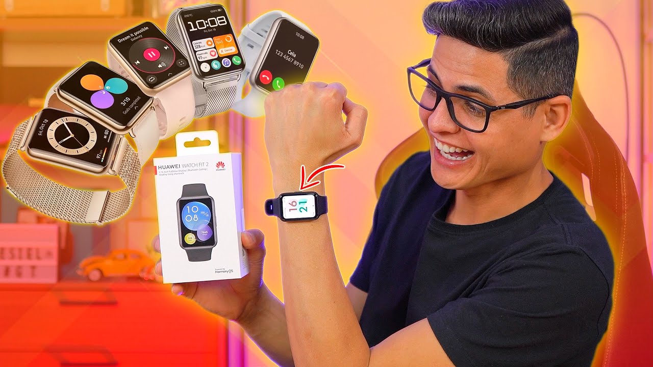 Um SMARTWATCH muito top! HUAWEI WATCH FIT 2 - Unboxing e Impressões